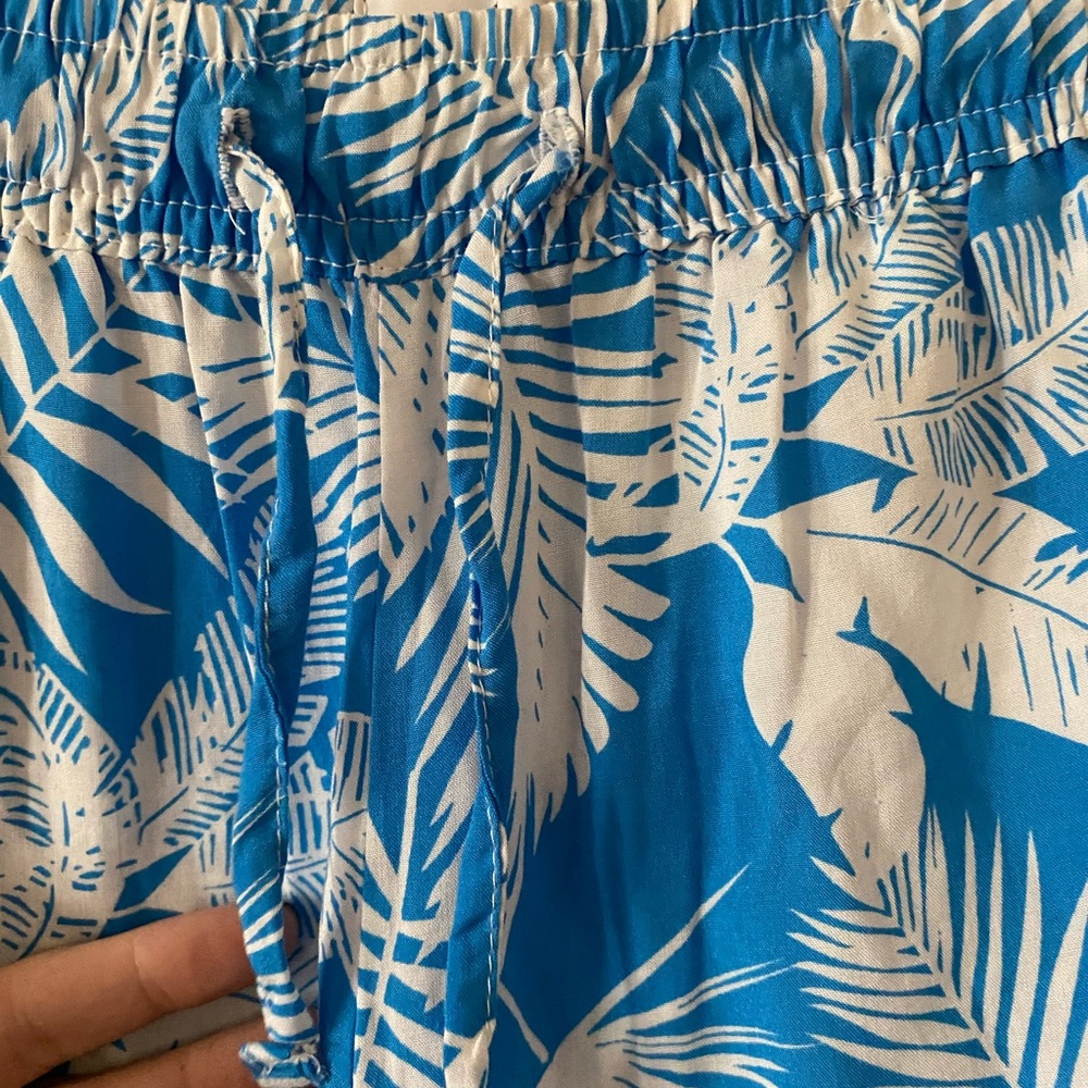 Onia Drawstring Patterned Side Vent Pants - image 3